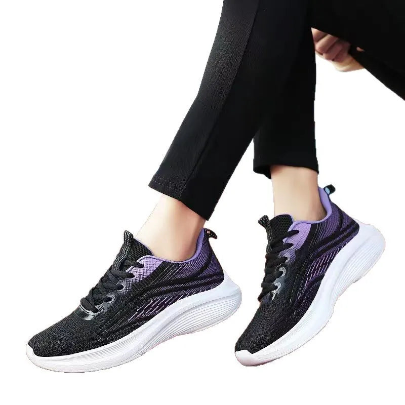 Breathable Women’s Running Shoes – Lightweight Air Cushion Sneakers for Outdoor Sports & Training