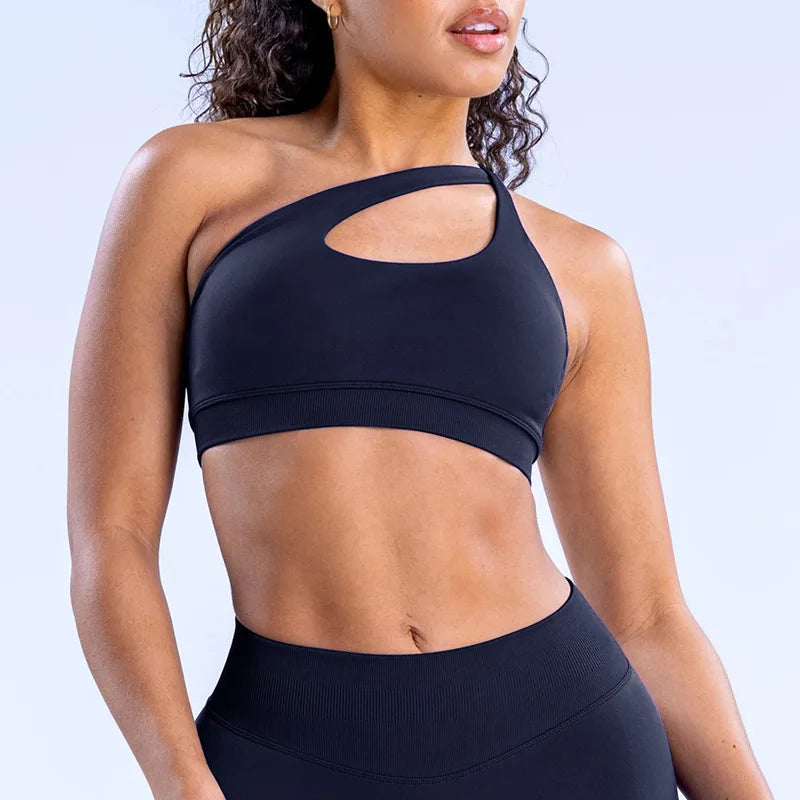 High-Elasticity Matte Sports Bra for Women – Backless Yoga, Running, Fitness, and Training Vest ✅