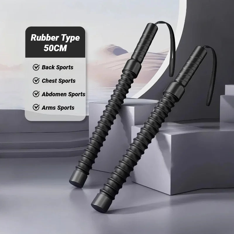 Stainless Steel Spring Arm Trainer with Ergonomic Grip – Upper Body Strength & Muscle Builder