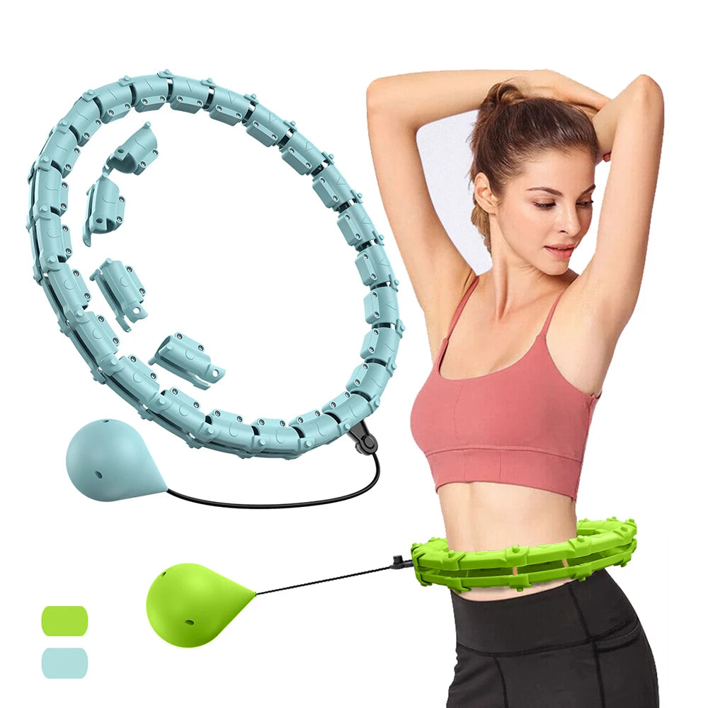 Weighted Adjustable Smart Hula Hoop for Weight Loss – Detachable Sport Fitness Circle