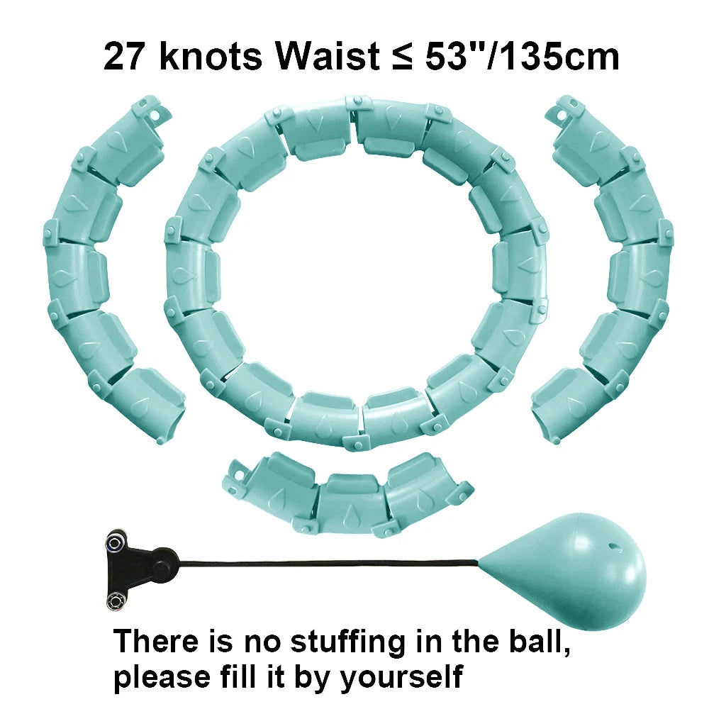 Weighted Adjustable Smart Hula Hoop for Weight Loss – Detachable Sport Fitness Circle