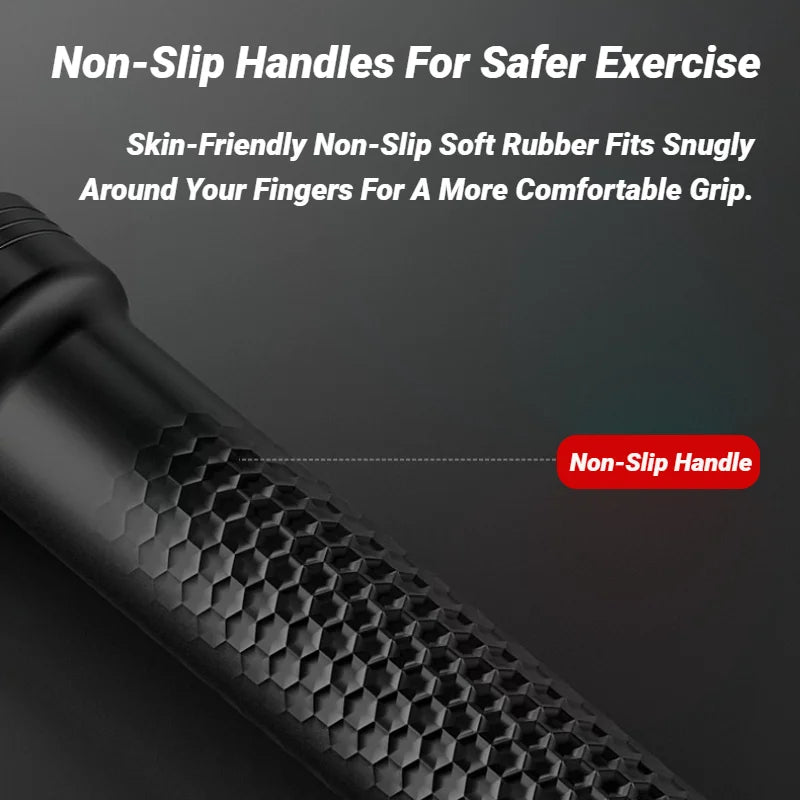 Stainless Steel Spring Arm Trainer with Ergonomic Grip – Upper Body Strength & Muscle Builder