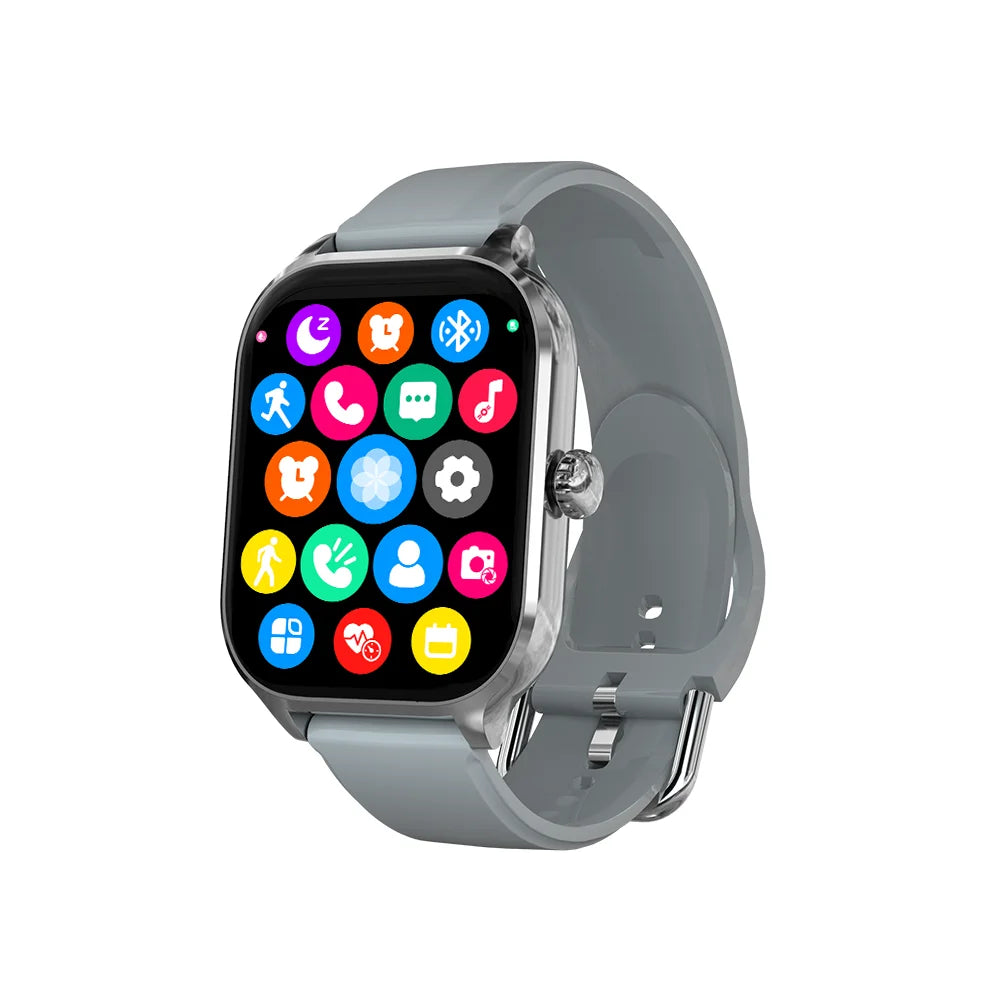 LAXASFIT Smart Watch for Men & Women – Heart Rate Monitor, Sports Fitness, Waterproof, Voice Call, Android iOS