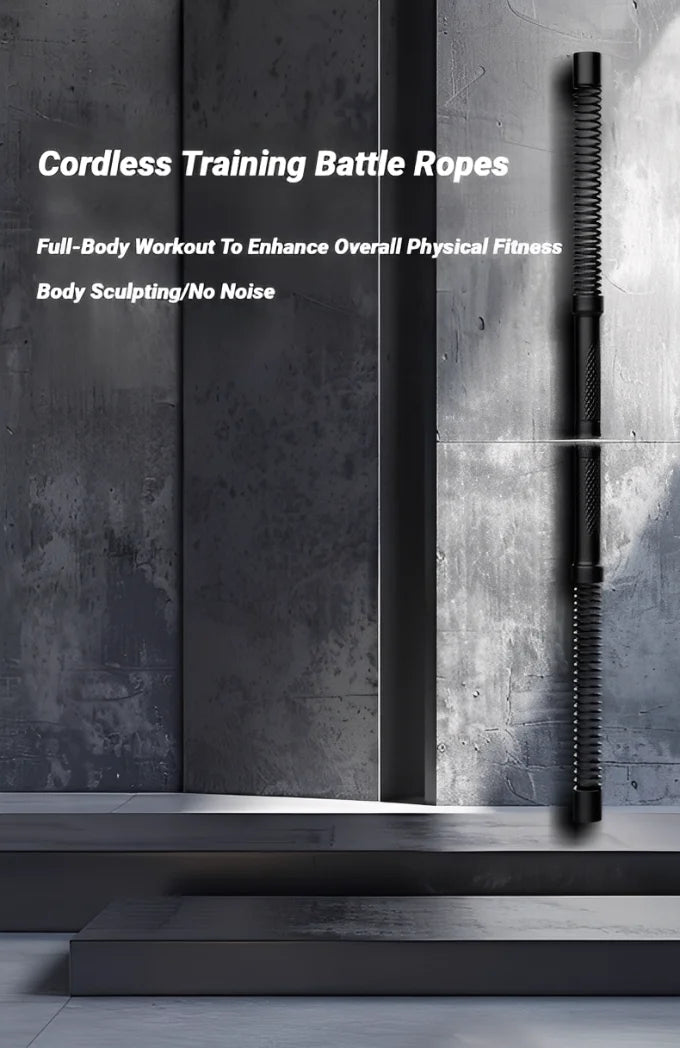 Stainless Steel Spring Arm Trainer with Ergonomic Grip – Upper Body Strength & Muscle Builder