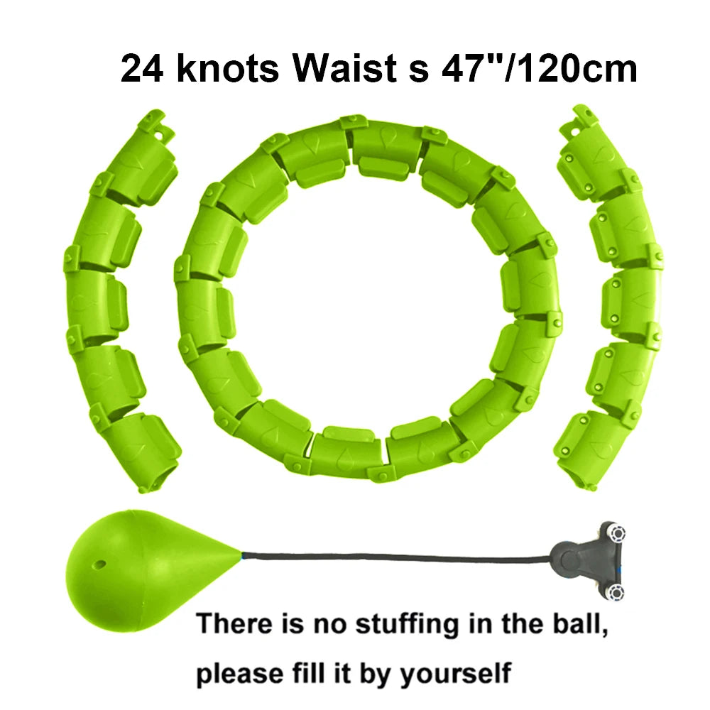 Weighted Adjustable Smart Hula Hoop for Weight Loss – Detachable Sport Fitness Circle