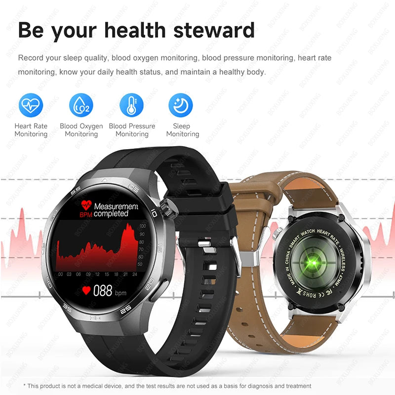 Watch 5 MAX Smartwatch – HD AMOLED, NFC, GPS, Bluetooth Call, Waterproof Fitness Tracker for Men & Women