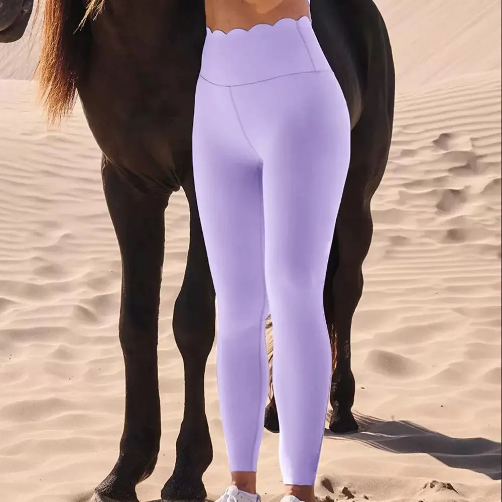 Black High-Elastic Square Neck Yoga Top & Compression Fitness Leggings – Slim Tight Long Sleeve Workout Set