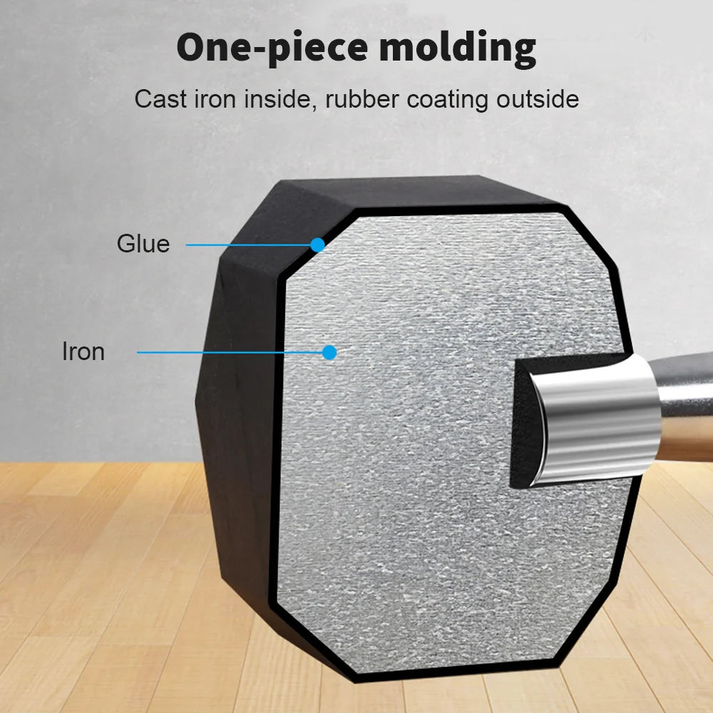 2pc 2.5kg/ 5kg/7.5kg dumbbell Hexagonal Fixed Dumbbells Men's Fitness Equipment Home Ladies Rubber Dumbbells Multi weight Black