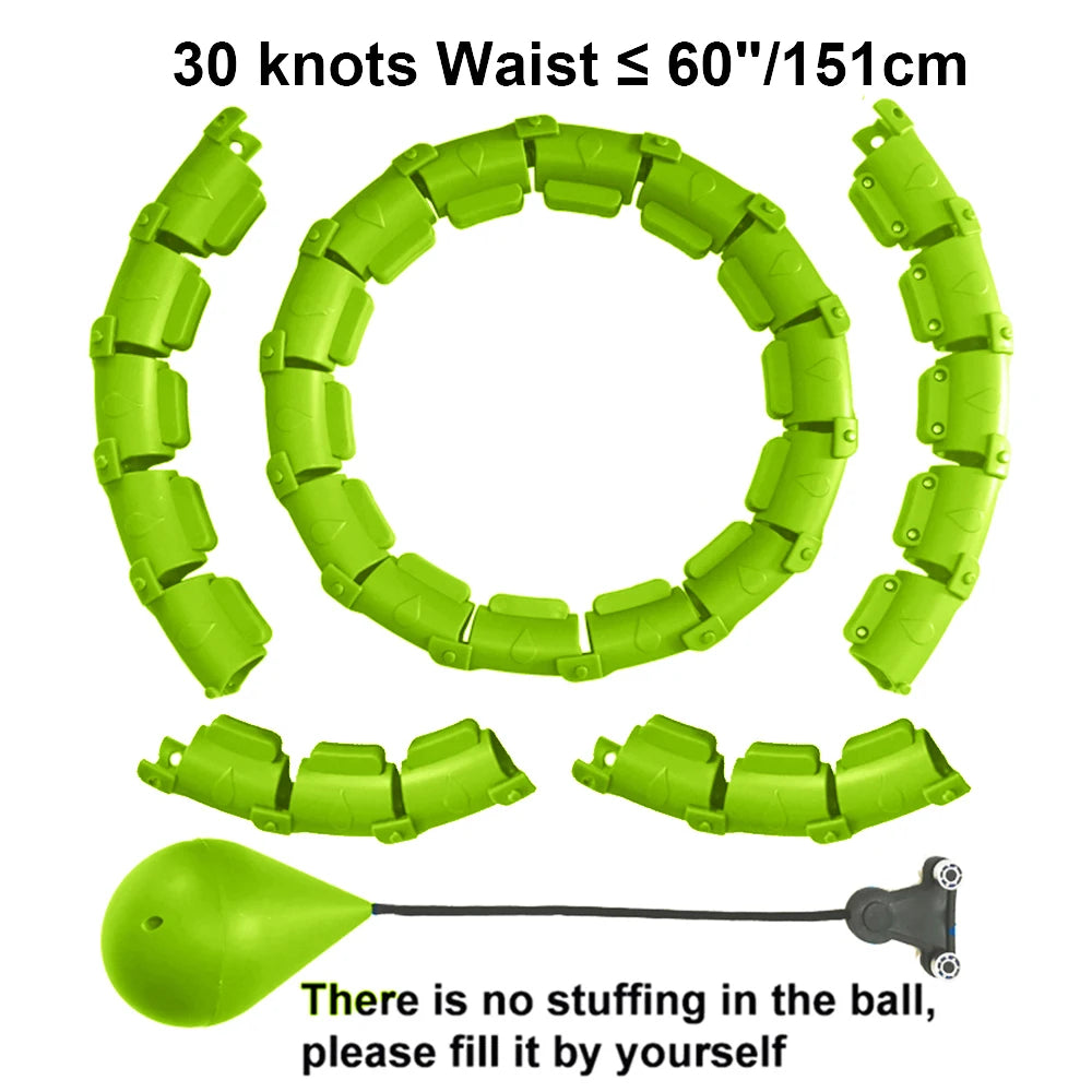 Weighted Adjustable Smart Hula Hoop for Weight Loss – Detachable Sport Fitness Circle