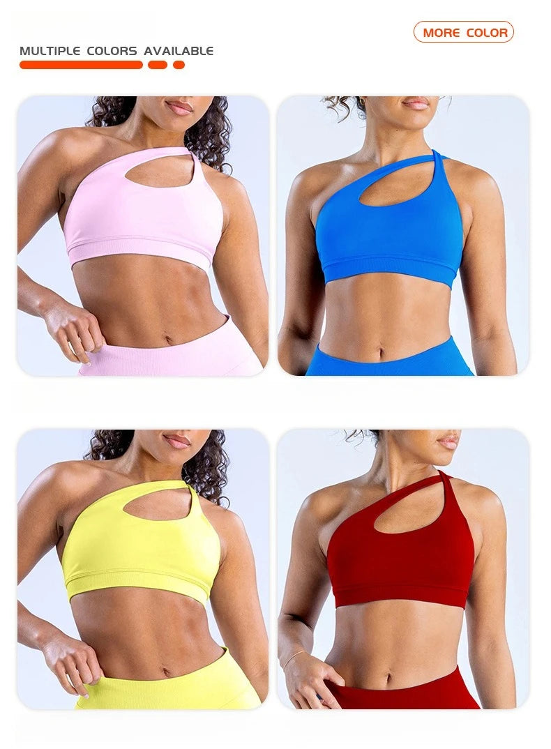 High-Elasticity Matte Sports Bra for Women – Backless Yoga, Running, Fitness, and Training Vest ✅