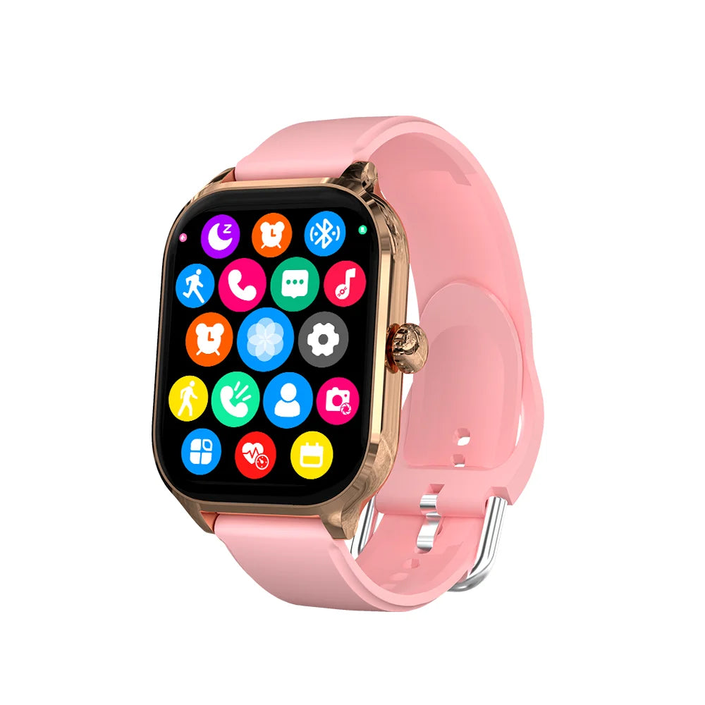 LAXASFIT Smart Watch for Men & Women – Heart Rate Monitor, Sports Fitness, Waterproof, Voice Call, Android iOS