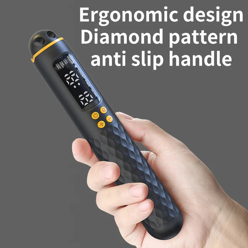 Smart Jump Rope with Counter – Adjustable Steel Fitness Skipping Rope for Weight Loss & Home Training