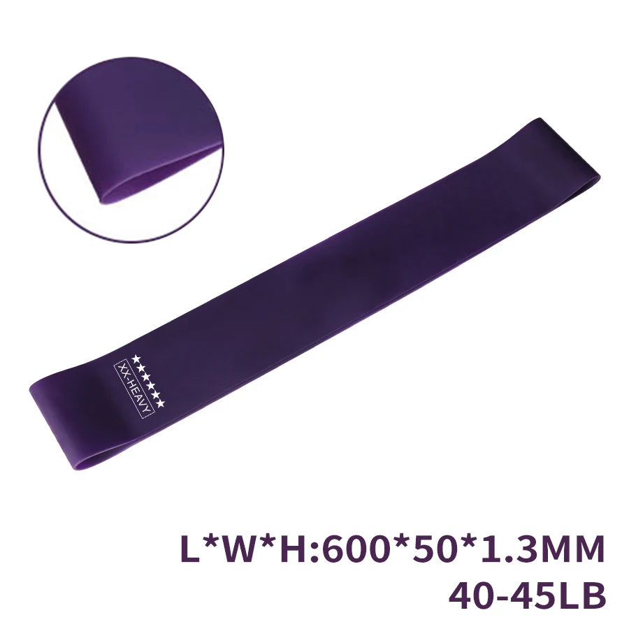 6 Pcs Crossfit Workout Resistance Bands Fitness Elastic Rubber Bands Training Workout Mini Band Gym Home Yoga Strength Equipment