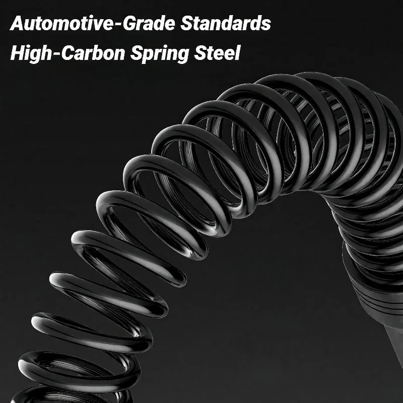 Stainless Steel Spring Arm Trainer with Ergonomic Grip – Upper Body Strength & Muscle Builder