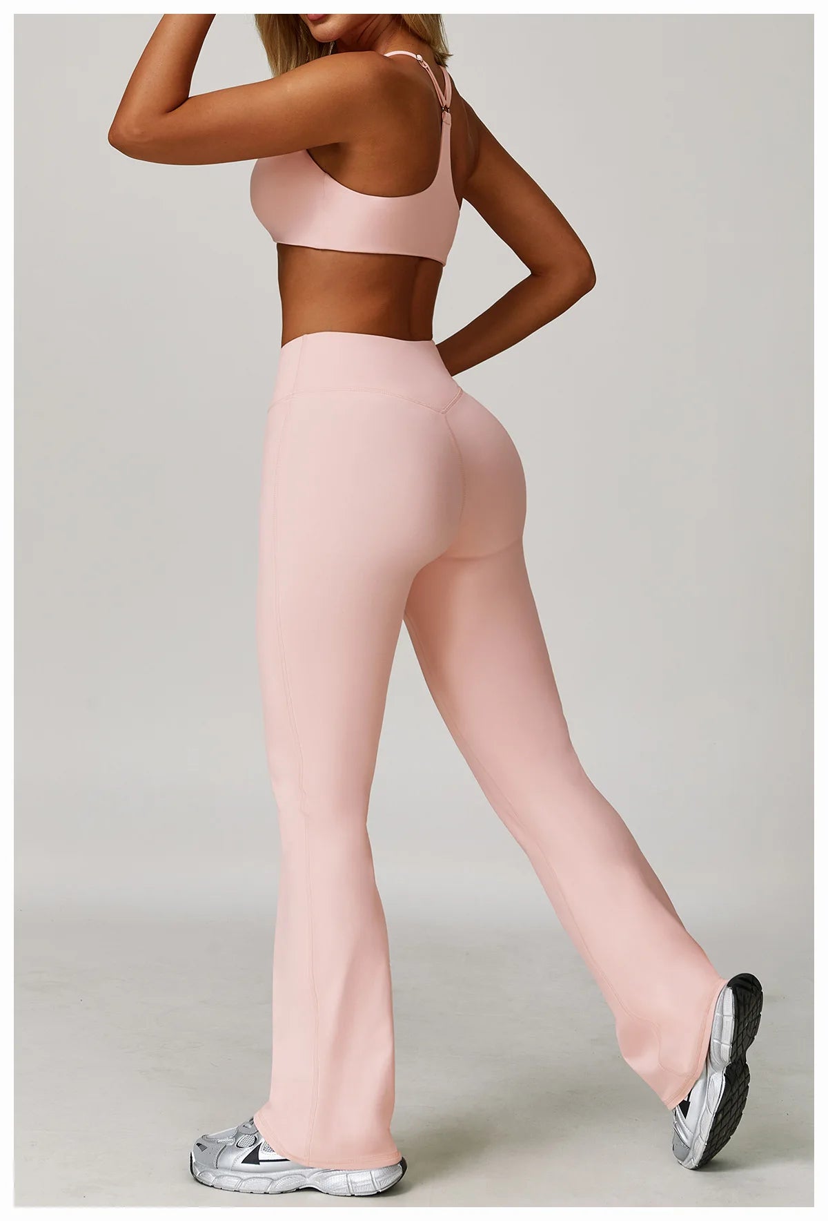 2/3PCS Women’s Yoga Set – Long Sleeve Sports Bra & Gym Tracksuit for Running, Workout & Athletic Wear