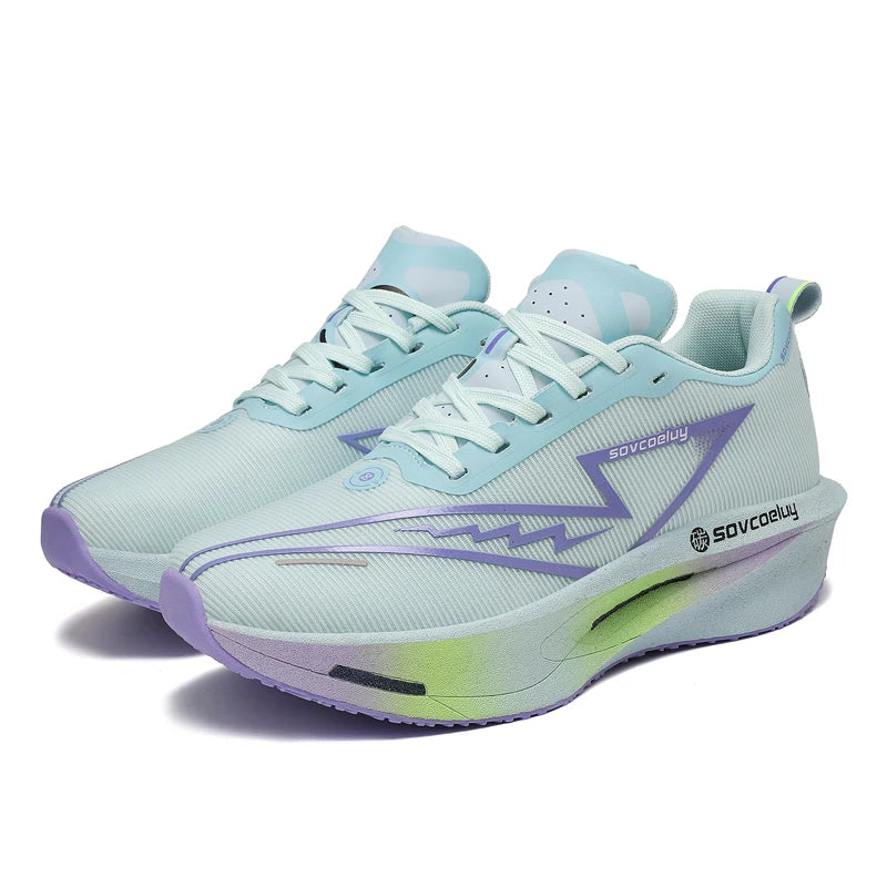 Carbon Plate Marathon Running Shoes – Lightweight, Breathable, Nonslip Athletic Sneakers