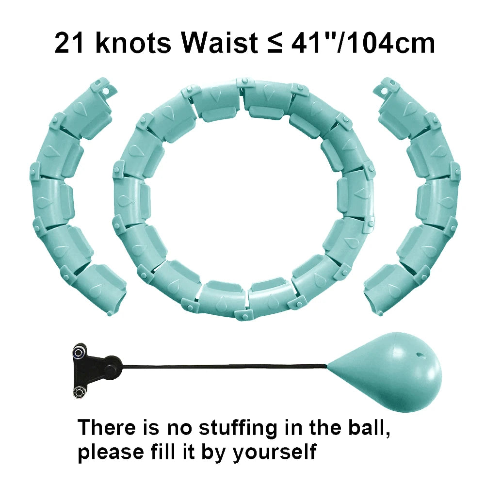 Weighted Adjustable Smart Hula Hoop for Weight Loss – Detachable Sport Fitness Circle