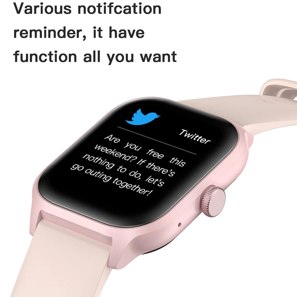 LEMFO LT10 Smart Watch – Android Fitness Tracker, Bluetooth Call, Music, Touch Screen Sports Watch