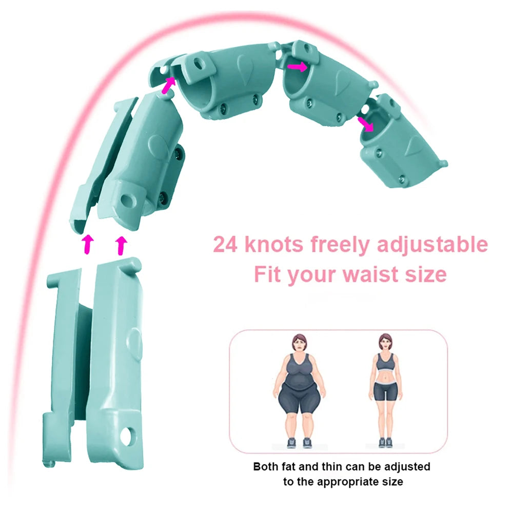 Weighted Adjustable Smart Hula Hoop for Weight Loss – Detachable Sport Fitness Circle