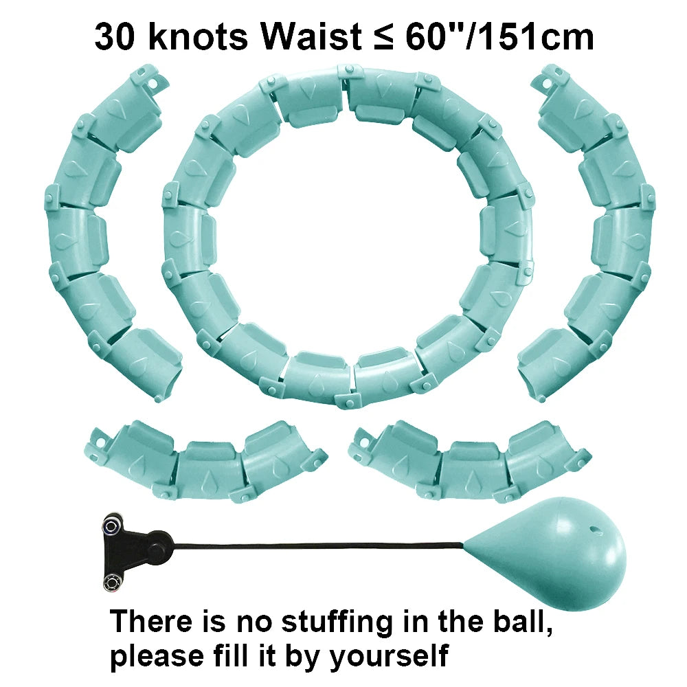 Weighted Adjustable Smart Hula Hoop for Weight Loss – Detachable Sport Fitness Circle