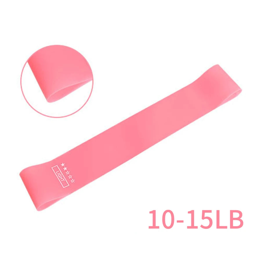 6 Pcs Crossfit Workout Resistance Bands Fitness Elastic Rubber Bands Training Workout Mini Band Gym Home Yoga Strength Equipment