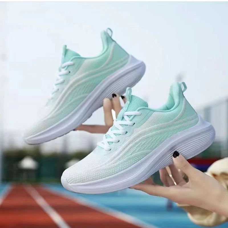 Breathable Women’s Running Shoes – Lightweight Air Cushion Sneakers for Outdoor Sports & Training